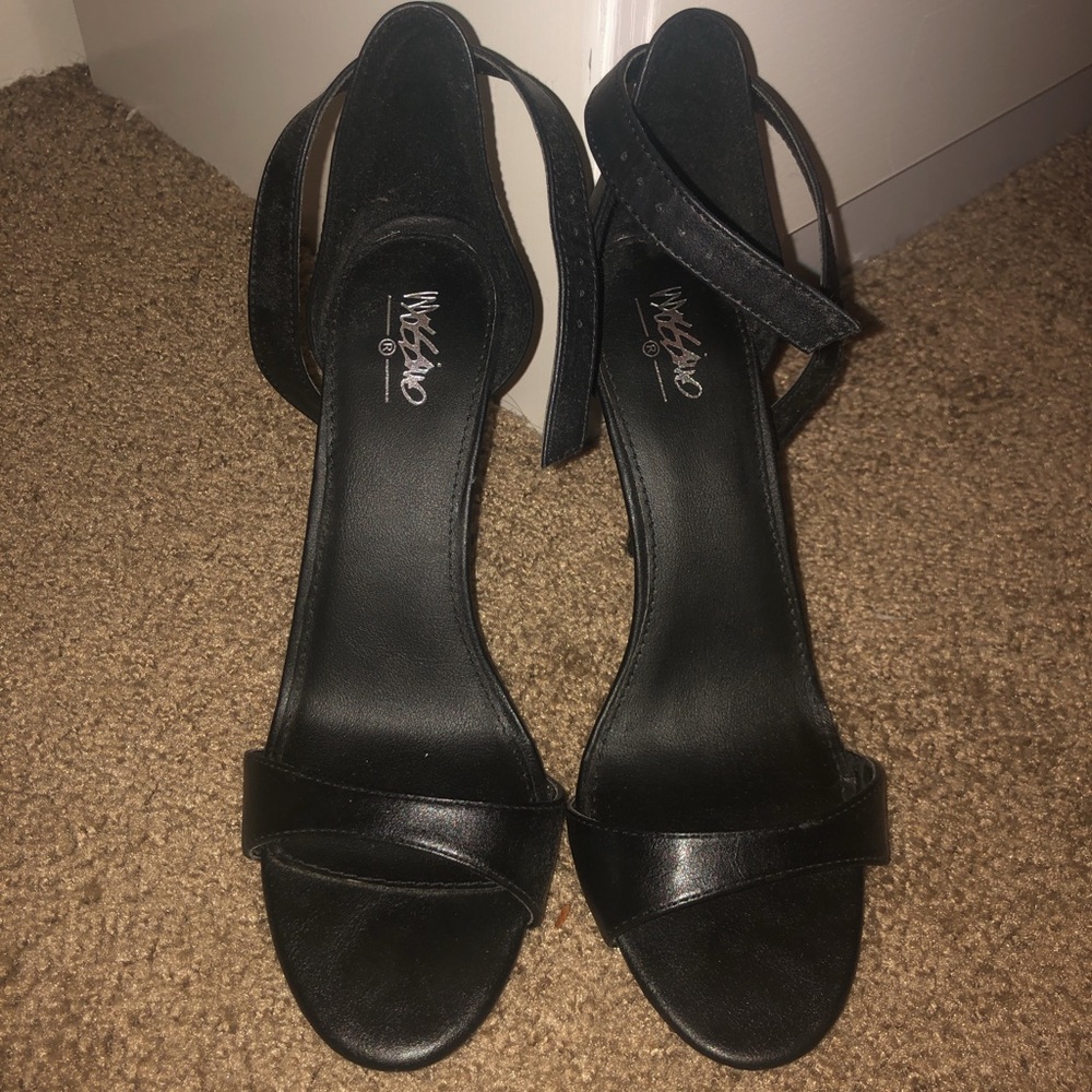 Mission black heels